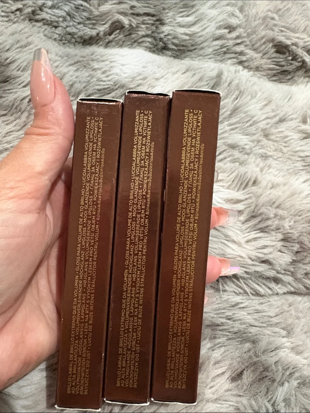 Hourglass Unreal High Shine Volumizing Gloss Trio — Ignite, Enchant, Impact